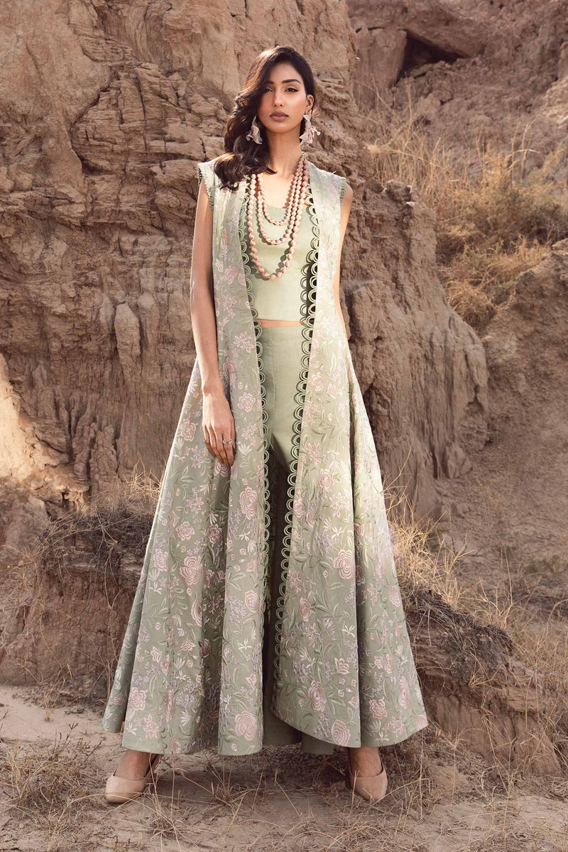 Embroidered Lawn Fabric (2Pcs) | Lf-814