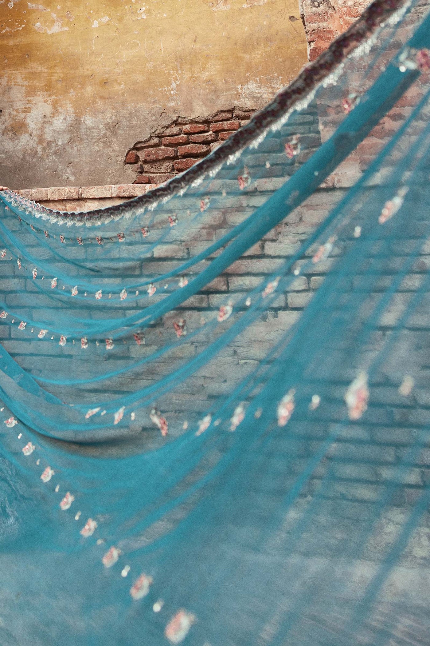 Embroidered Net Fabric (2Pcs) | LF-903