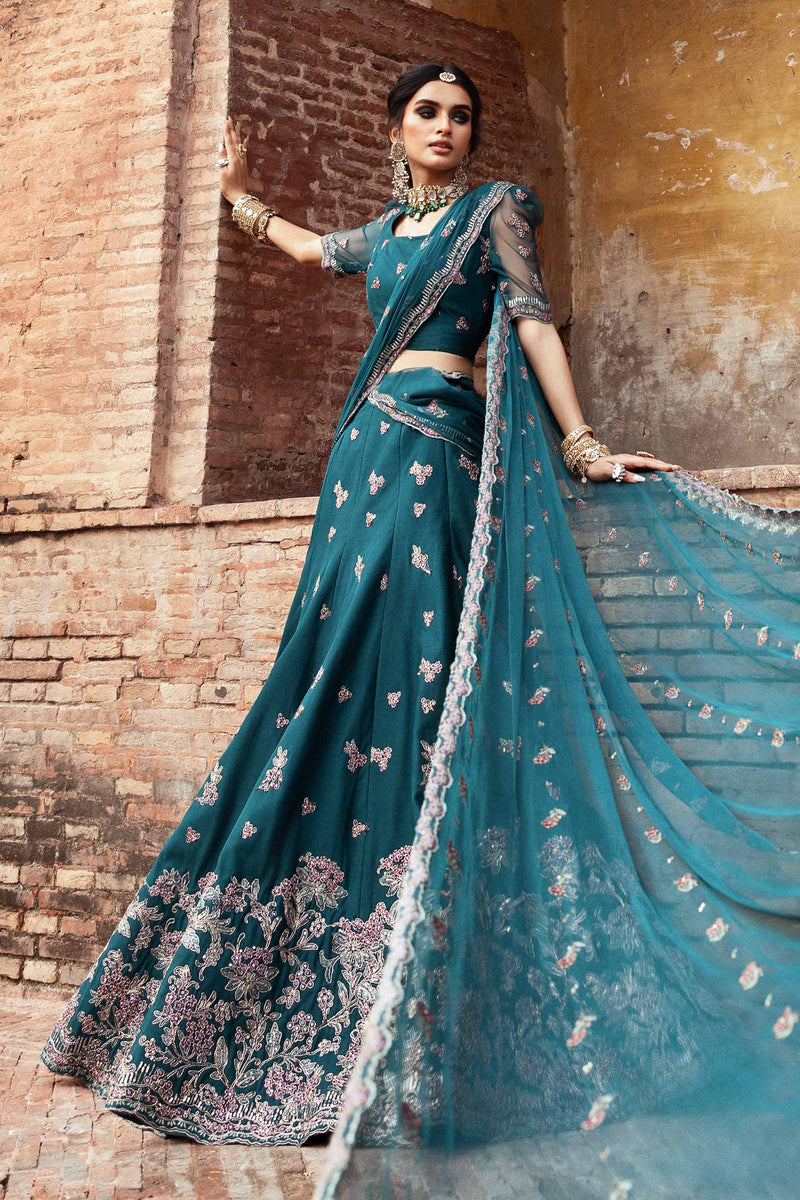 Embroidered Net Fabric (2Pcs) | Lf-903