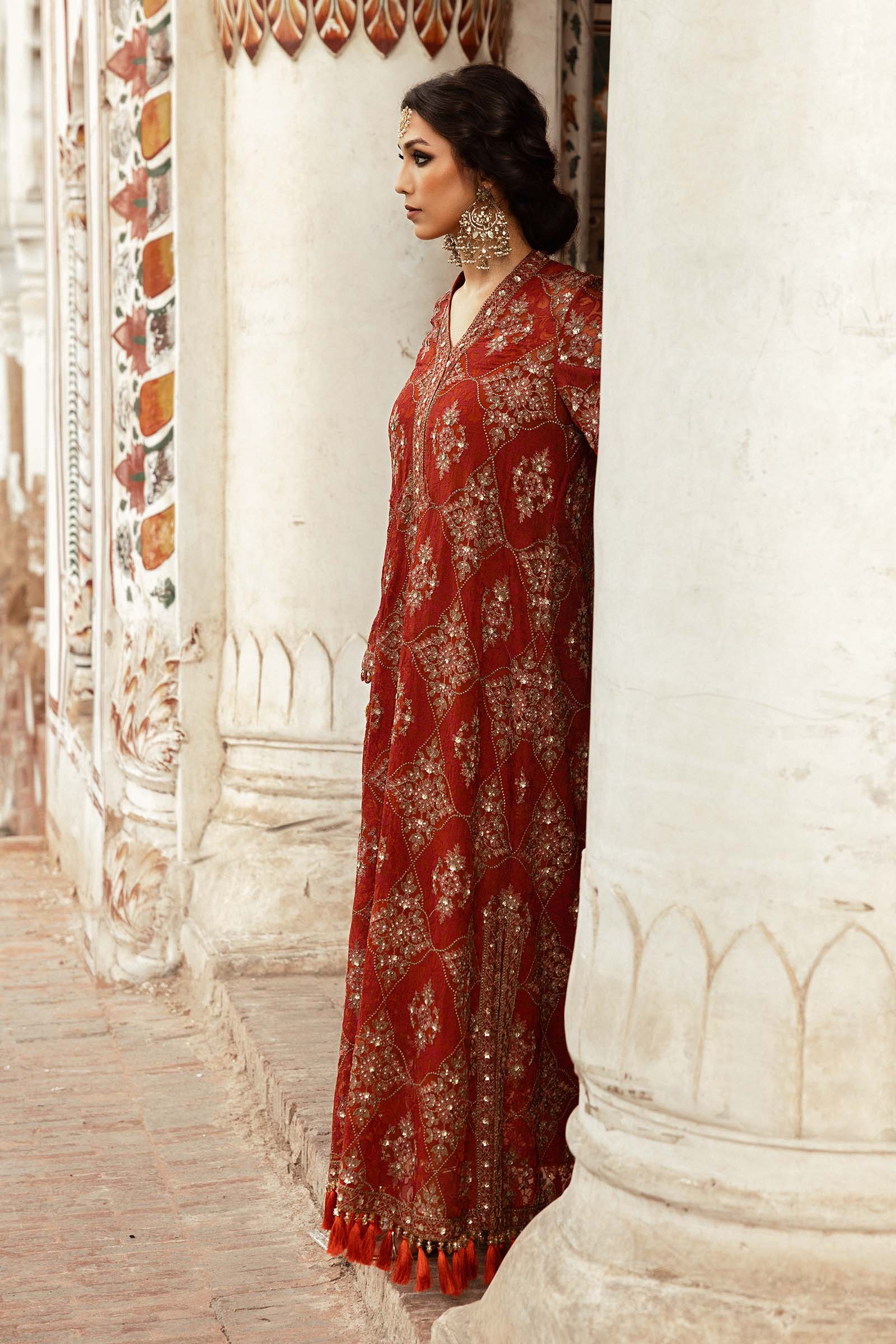 Embroidered Chiffon Fabric (2Pcs) | LF-913