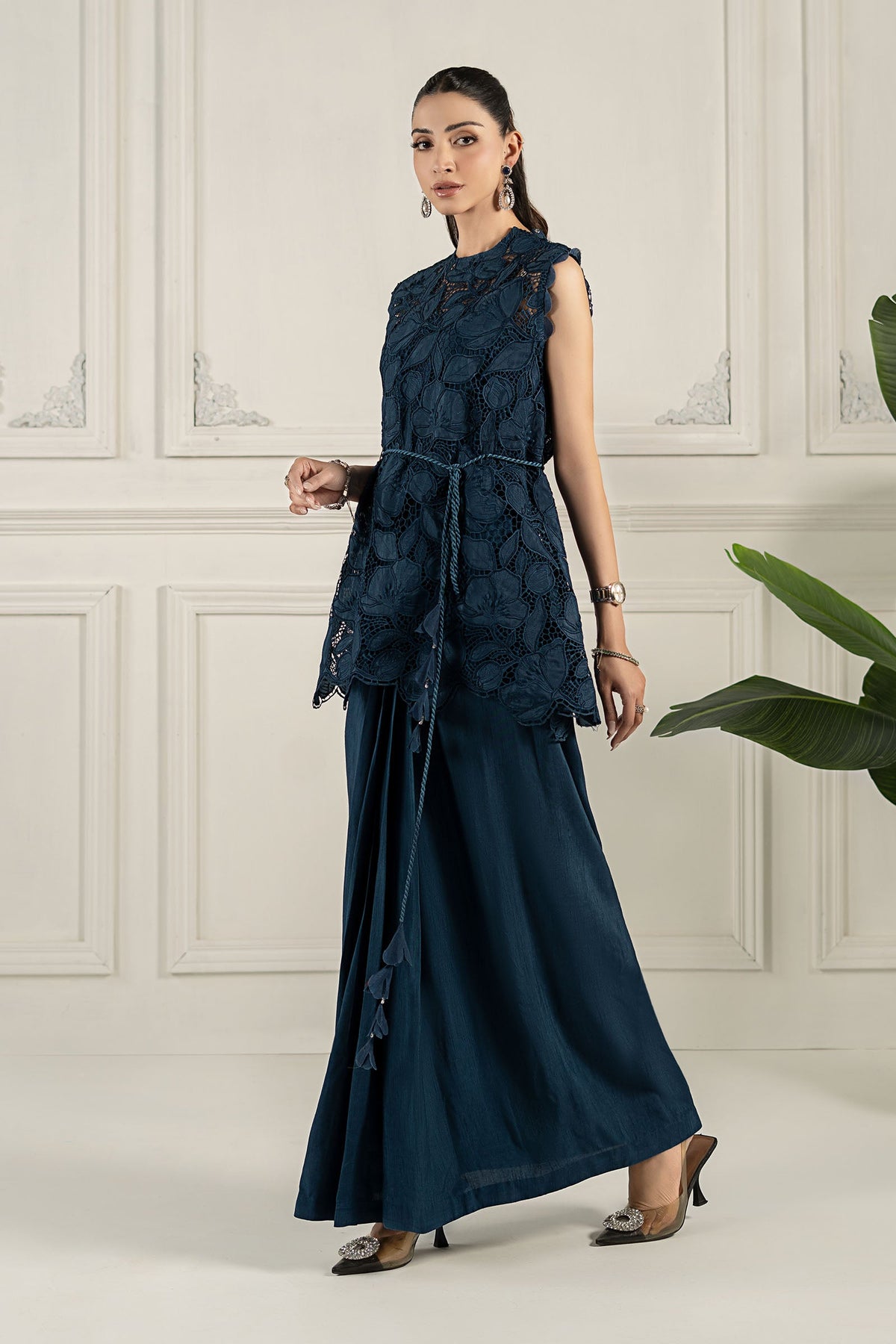 Embroidered Silk Fabric (1Pc) | LF-CH1
