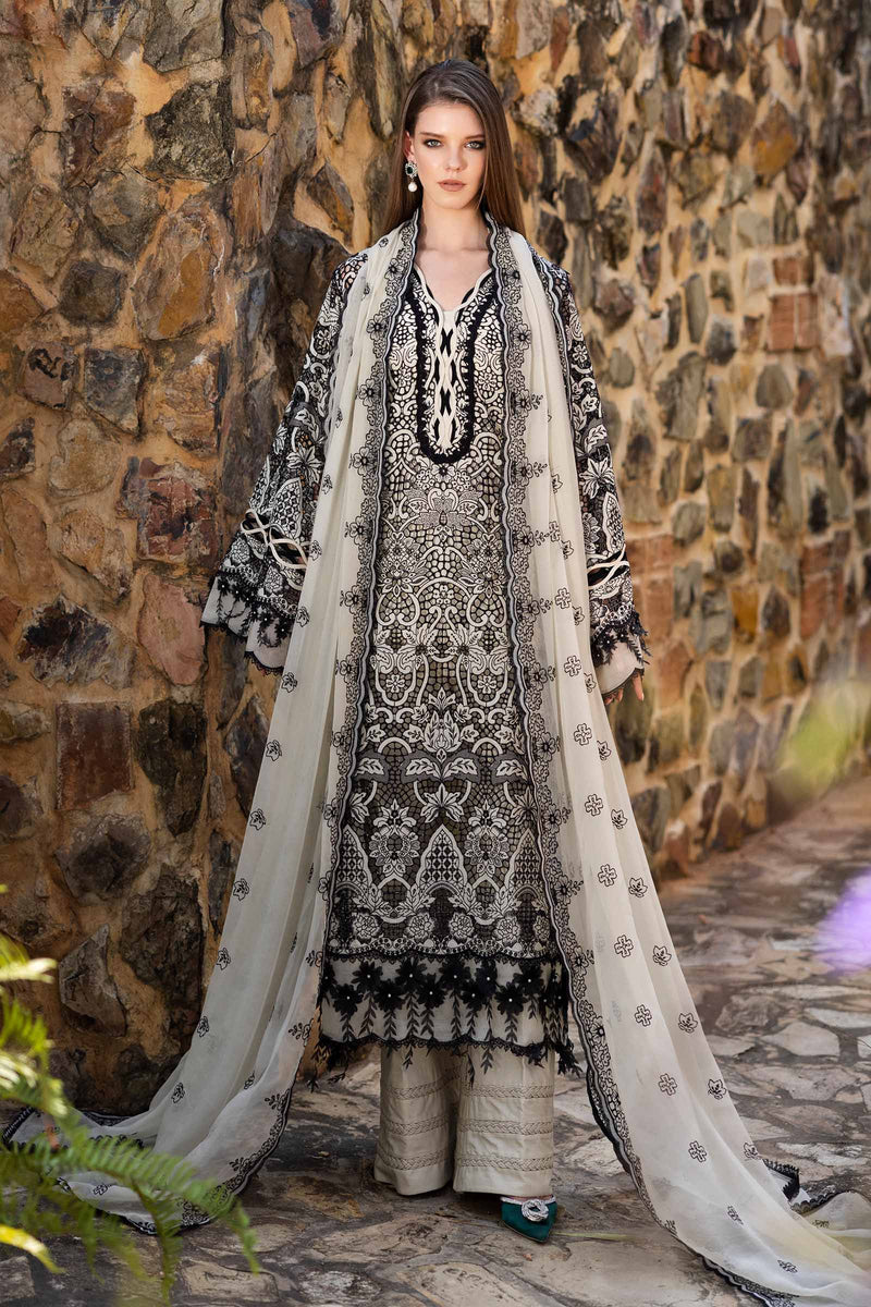 Embroidered Lawn Fabric (3Pcs)