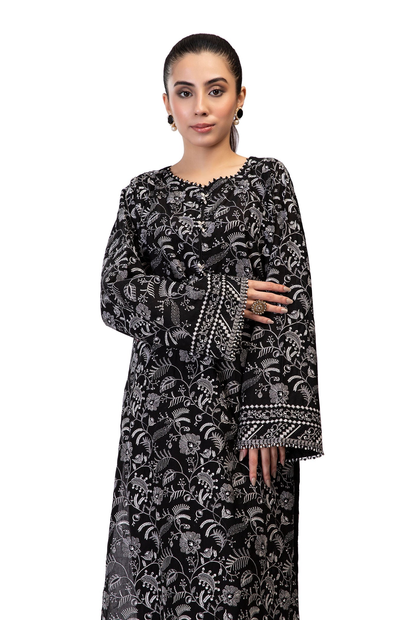 M.Luxe Fabrics Black Lf-406