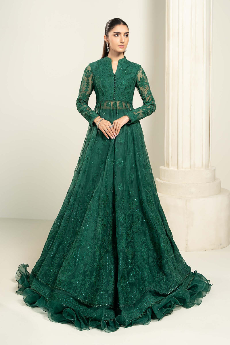 Embroidered Organza Fabric (1Pc) | Lf-709