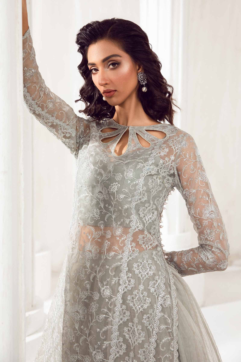 Embroidered Organza Fabric (2Pcs) | Lf-713