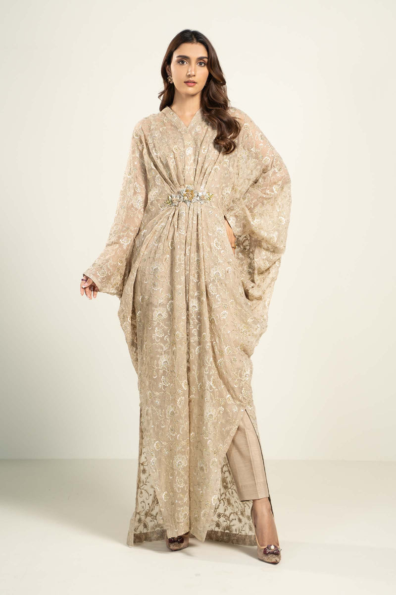 Embroidered Chiffon Fabric (2Pcs) | Lf-718