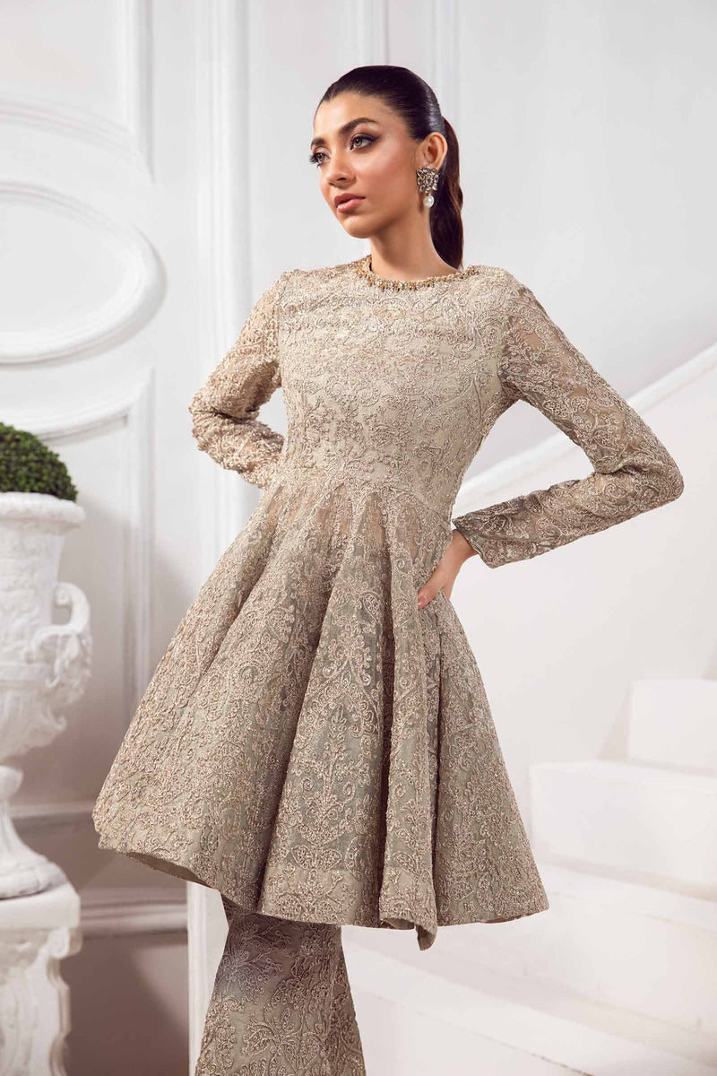Embroidered Zari Net Fabric (1Pc) | Lf-731
