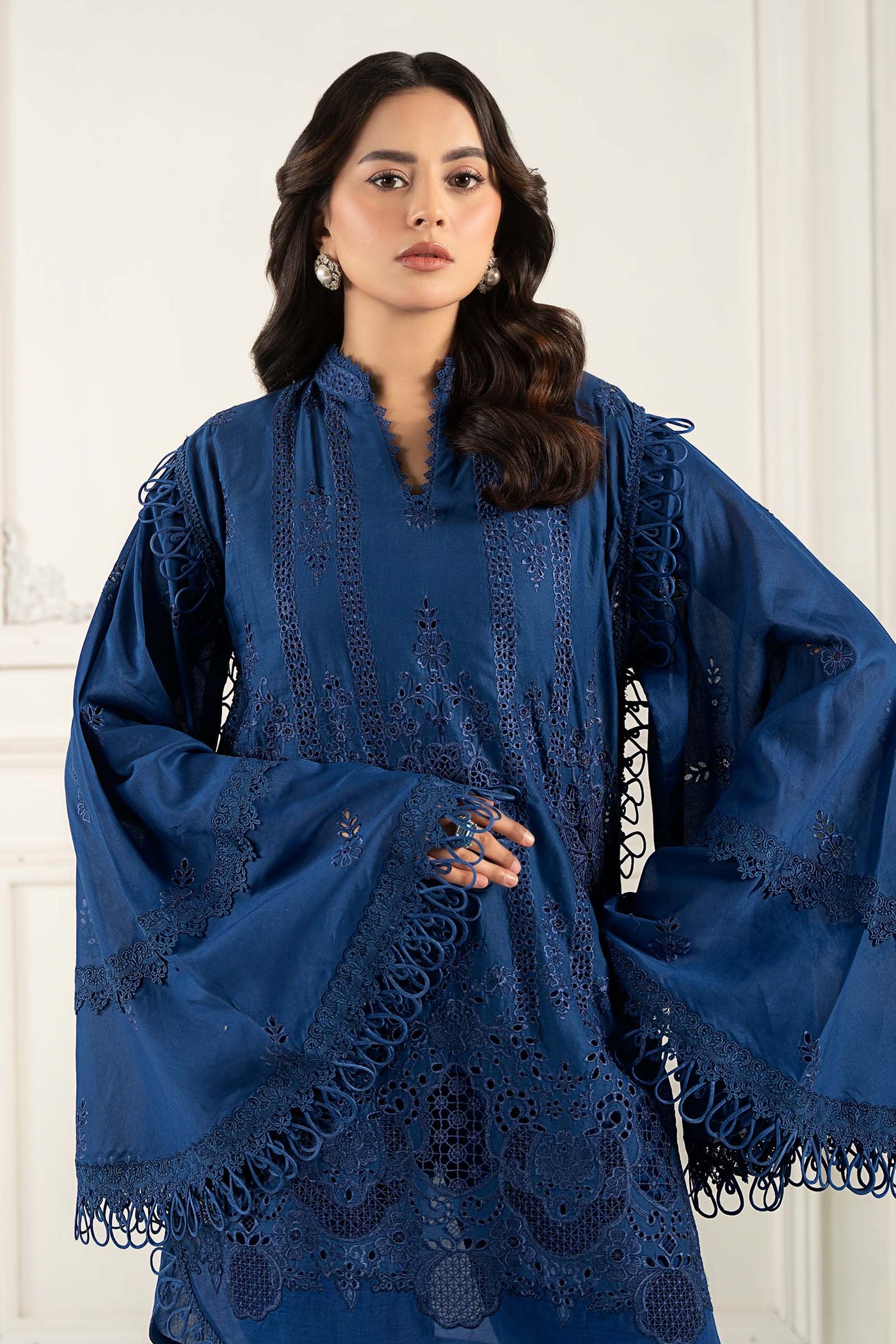 Embroidered Lawn Fabric (3Pcs) | Lf-803