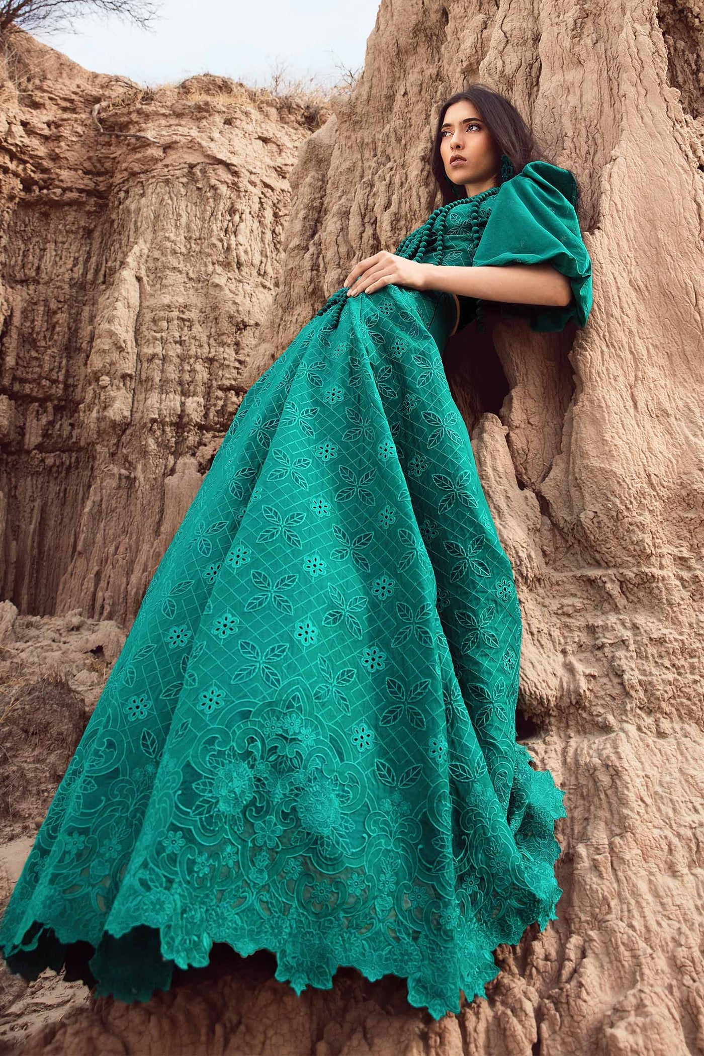 Embroidered Lawn Fabric (3Pcs) | Lf-804
