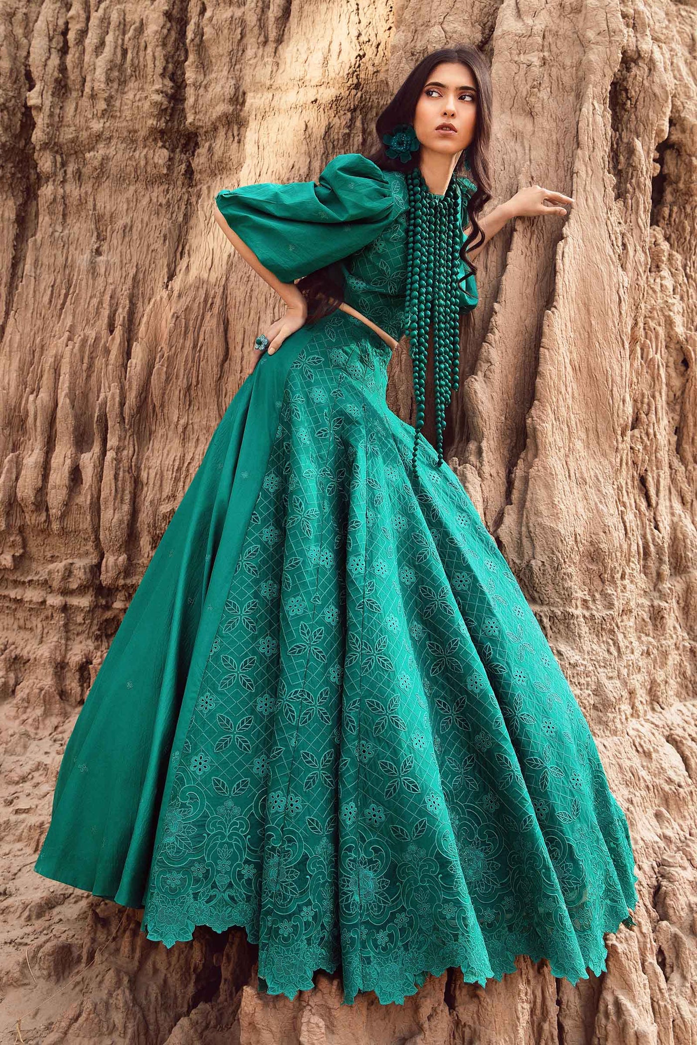 Embroidered Lawn Fabric (3Pcs) | Lf-804