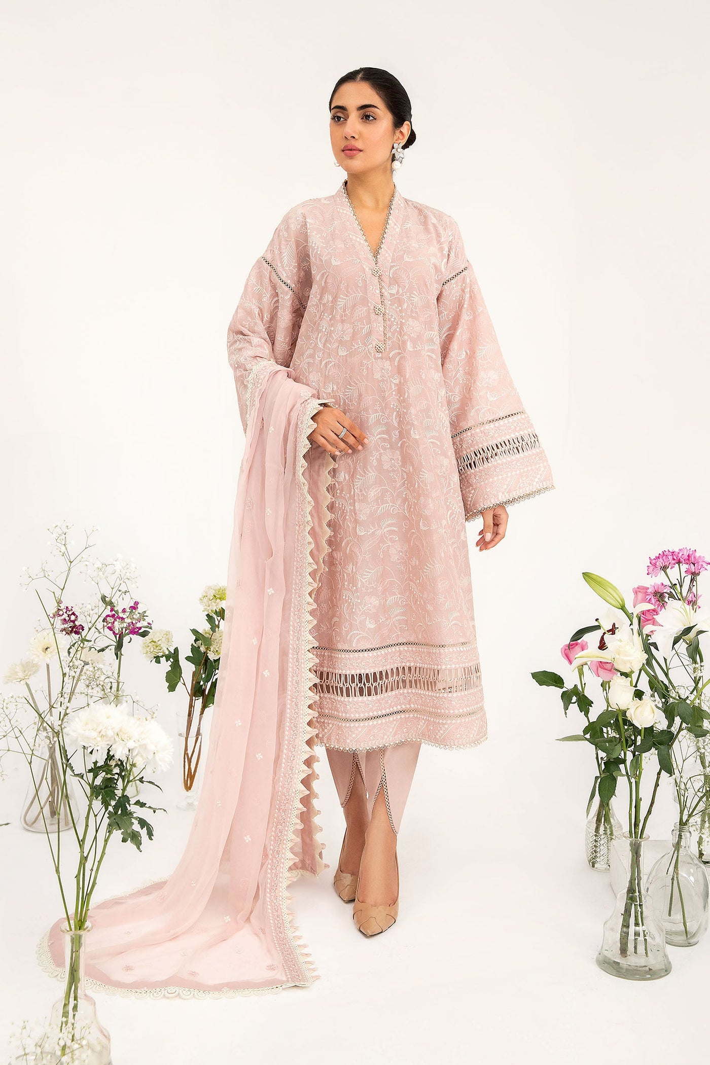 M.Luxe Fabrics Peach Lf-412