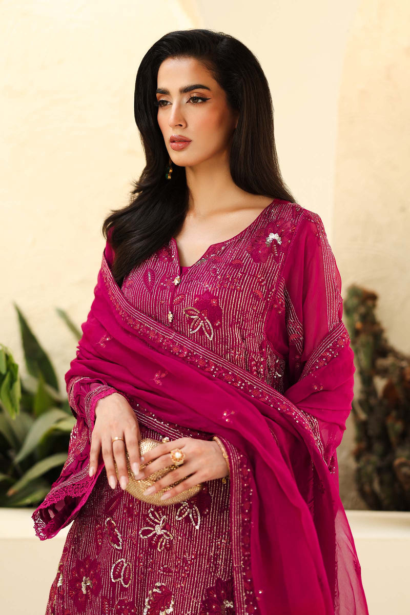 Embroidered Chiffon Fabric (3Pcs) | Lf-821