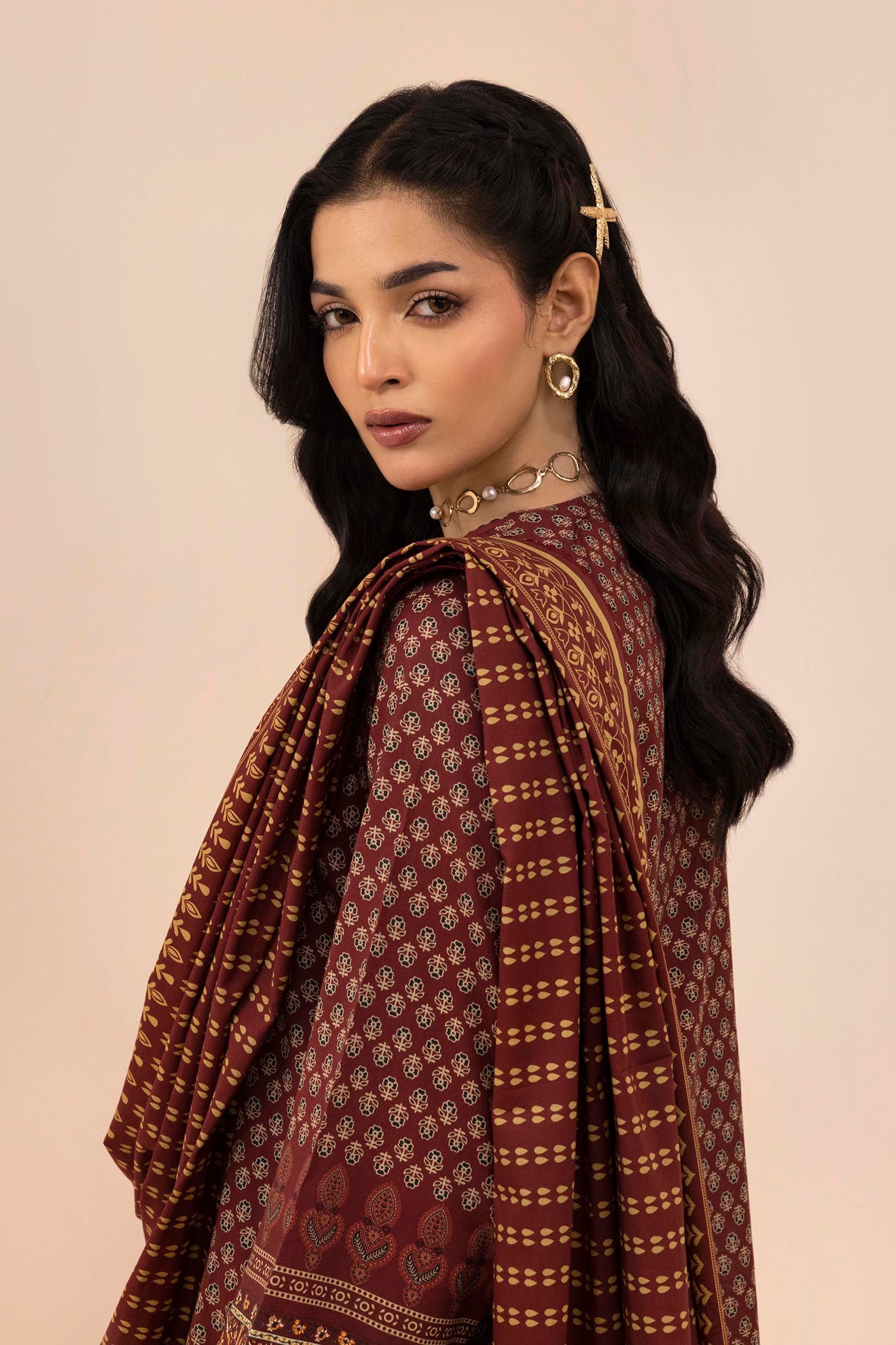 Unstitched 3 Piece Lawn Suit