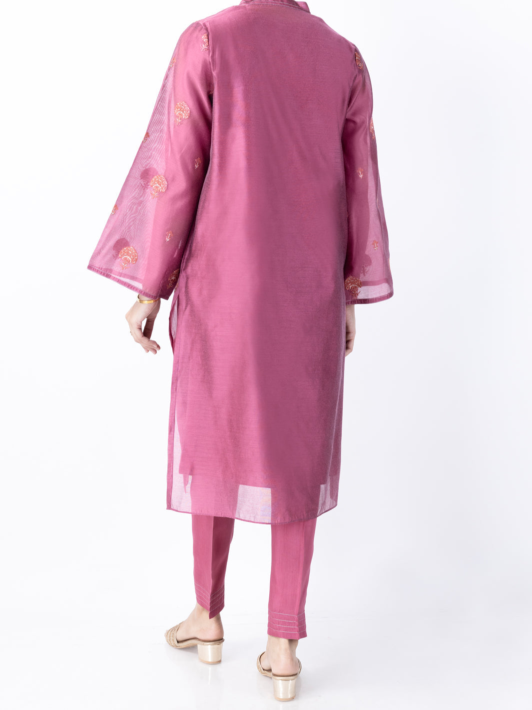 Magenta Poly Cotton 2Pc Stitched - AL-2PS-LKS-947B