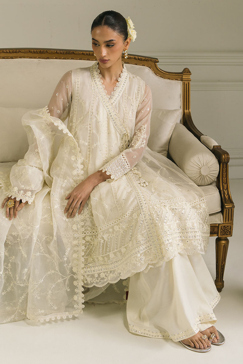 Ivory Bloom-3 Pc (Shirt, Dupatta & Trouser)