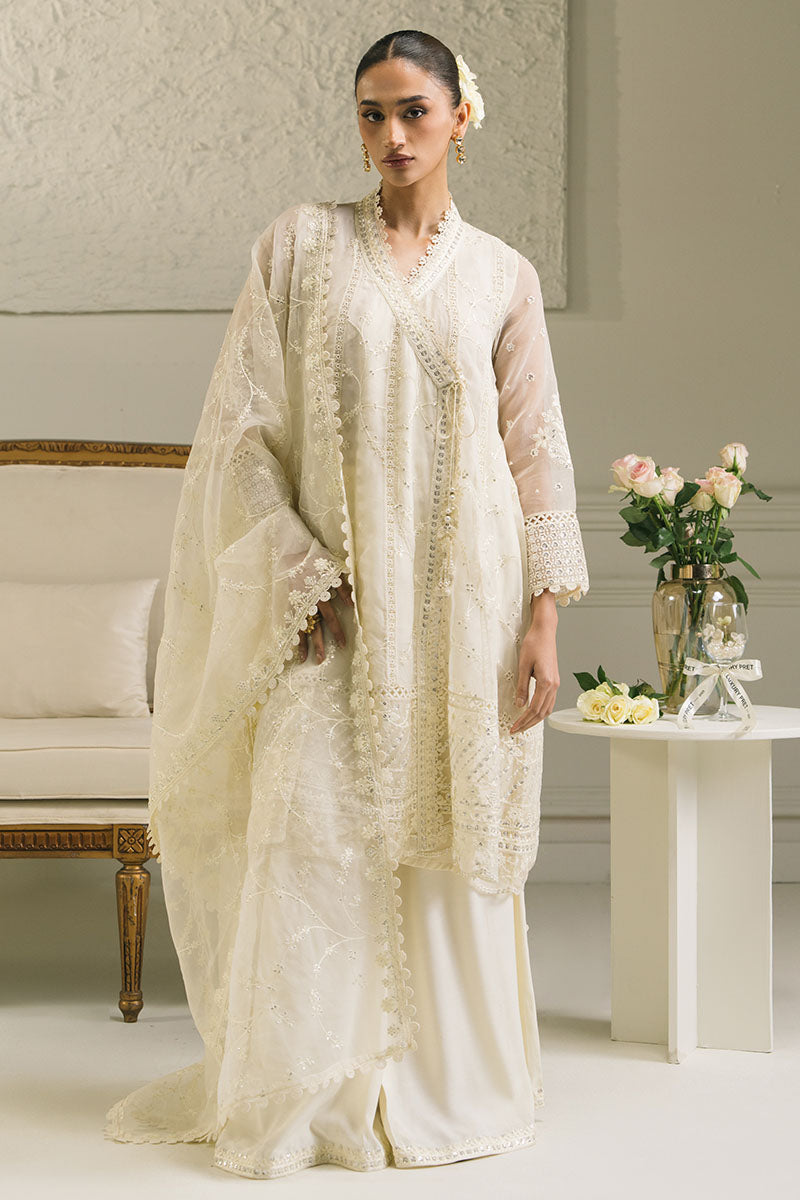 Ivory Bloom-3 Pc (Shirt, Dupatta & Trouser)