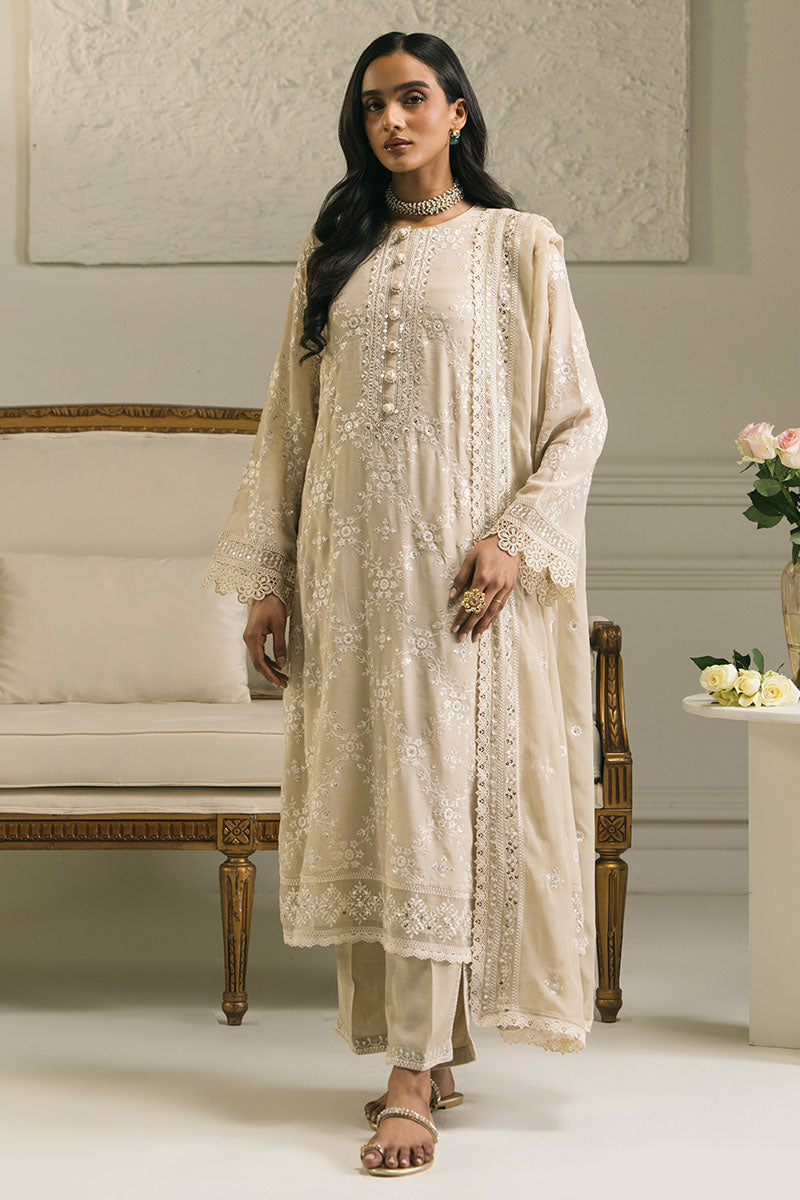 Ornate Bloom-3Pc (Shirt, Trouser & Dupatta)