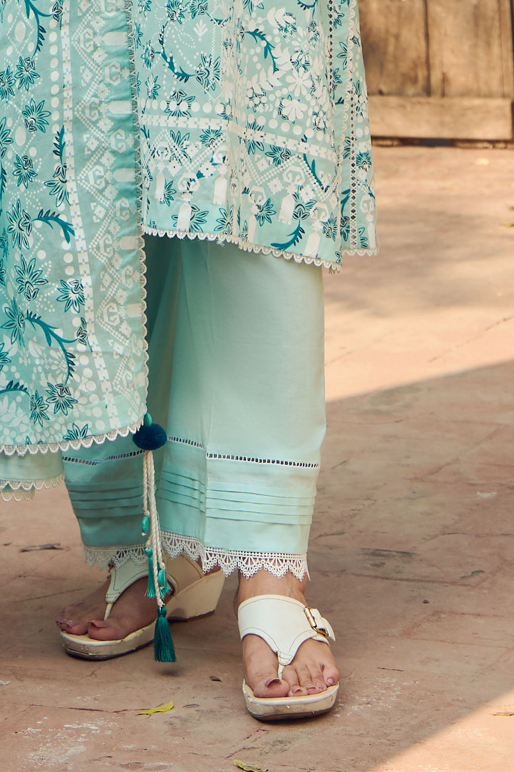 3 Piece Lacquer Printed Lawn Suit With Dupatta