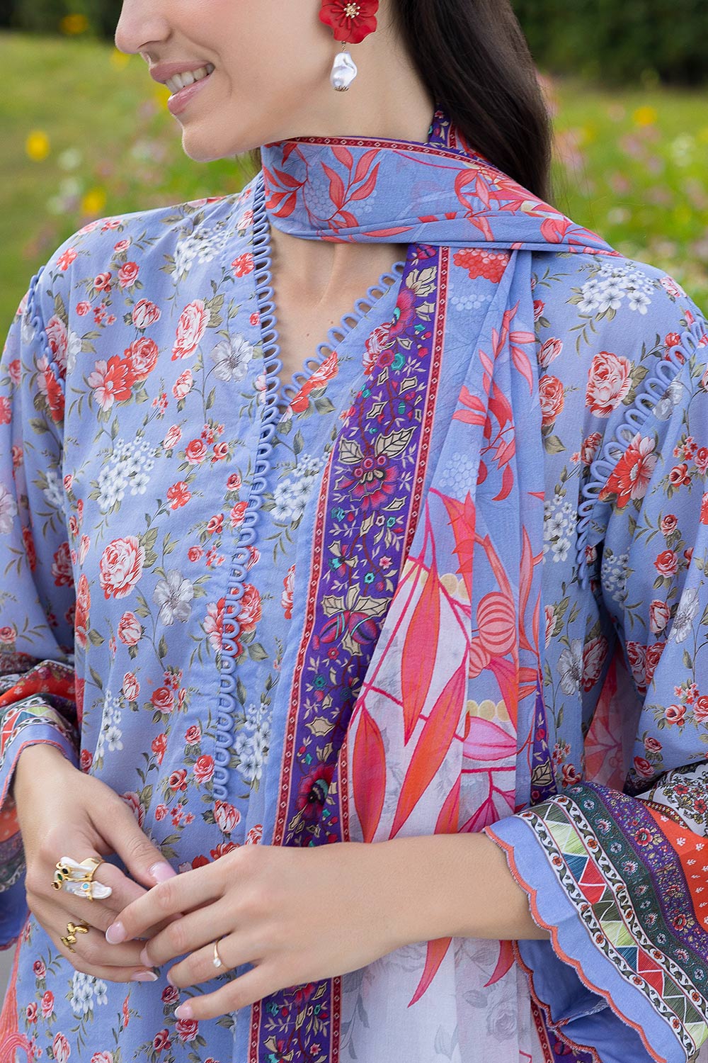 3 Piece Printed Lawn Suit