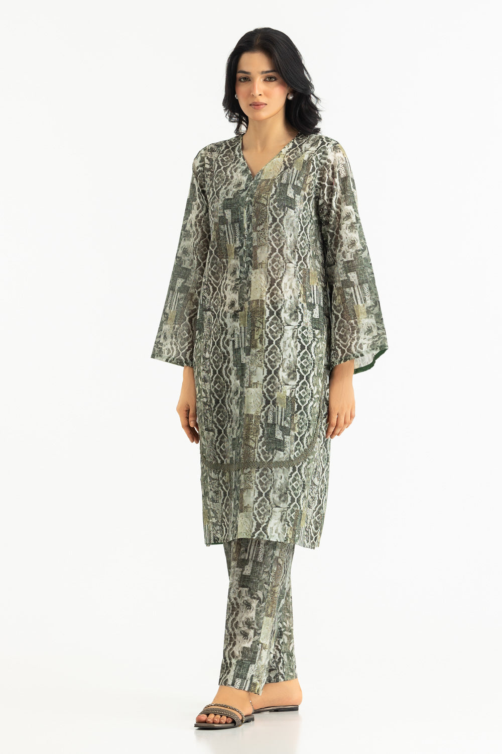 Lawn Printed Co-Ord Set - W-AP-UTS-26-478673