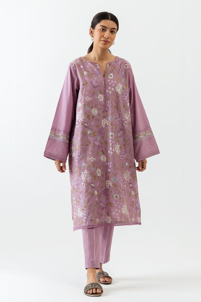 Embroidered Shirt With Pant