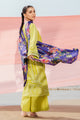Plain chiffon dupatta with trimmings