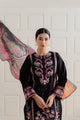 3 Piece Embroidered Self Jacquard Suit (Luxury Pret)