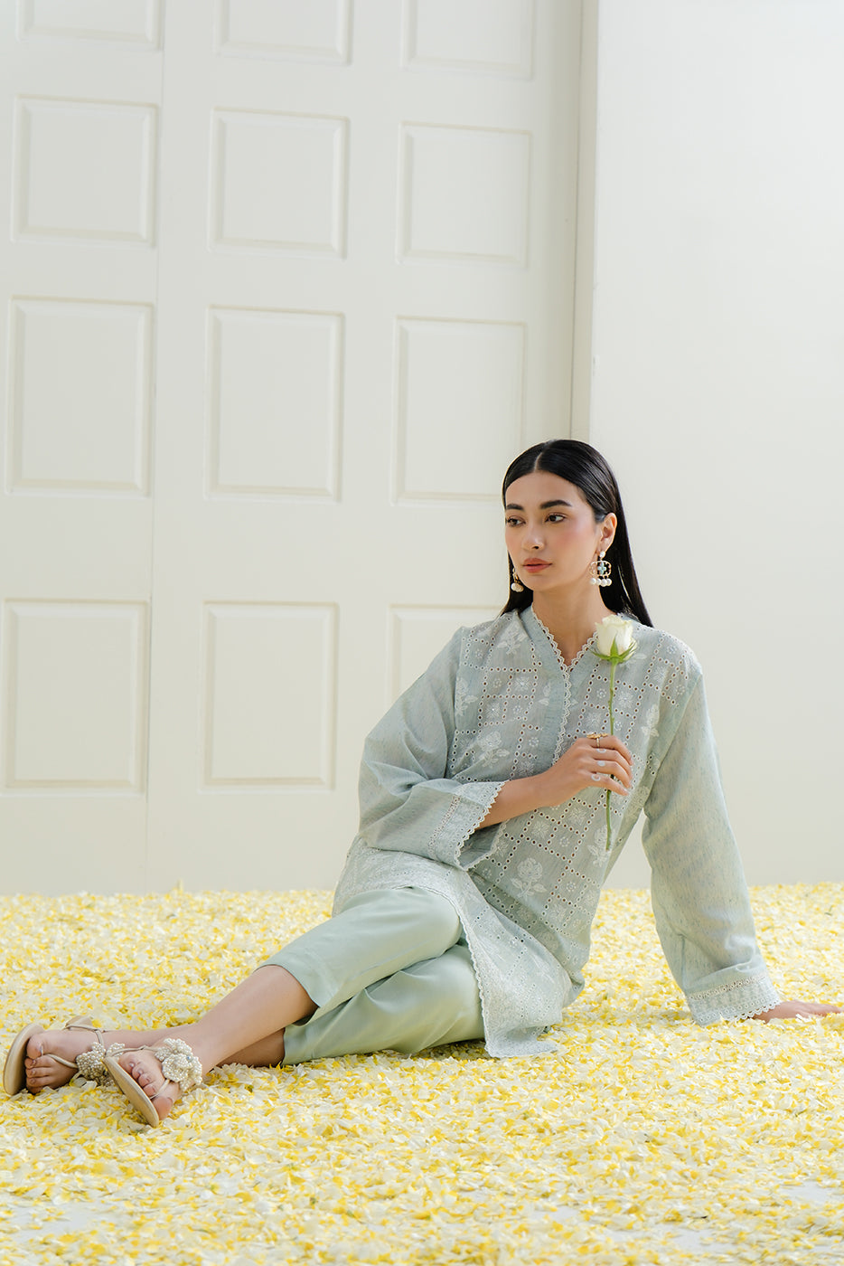 2 Piece Embroidered Fancy Neps Suit (Luxury Pret)