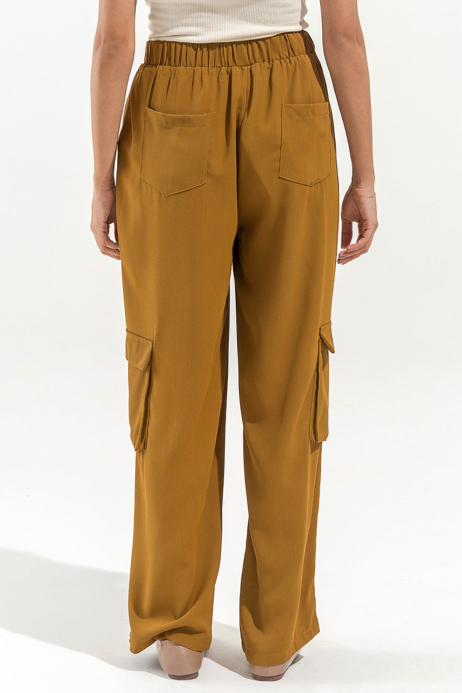 Plain Silk Pants