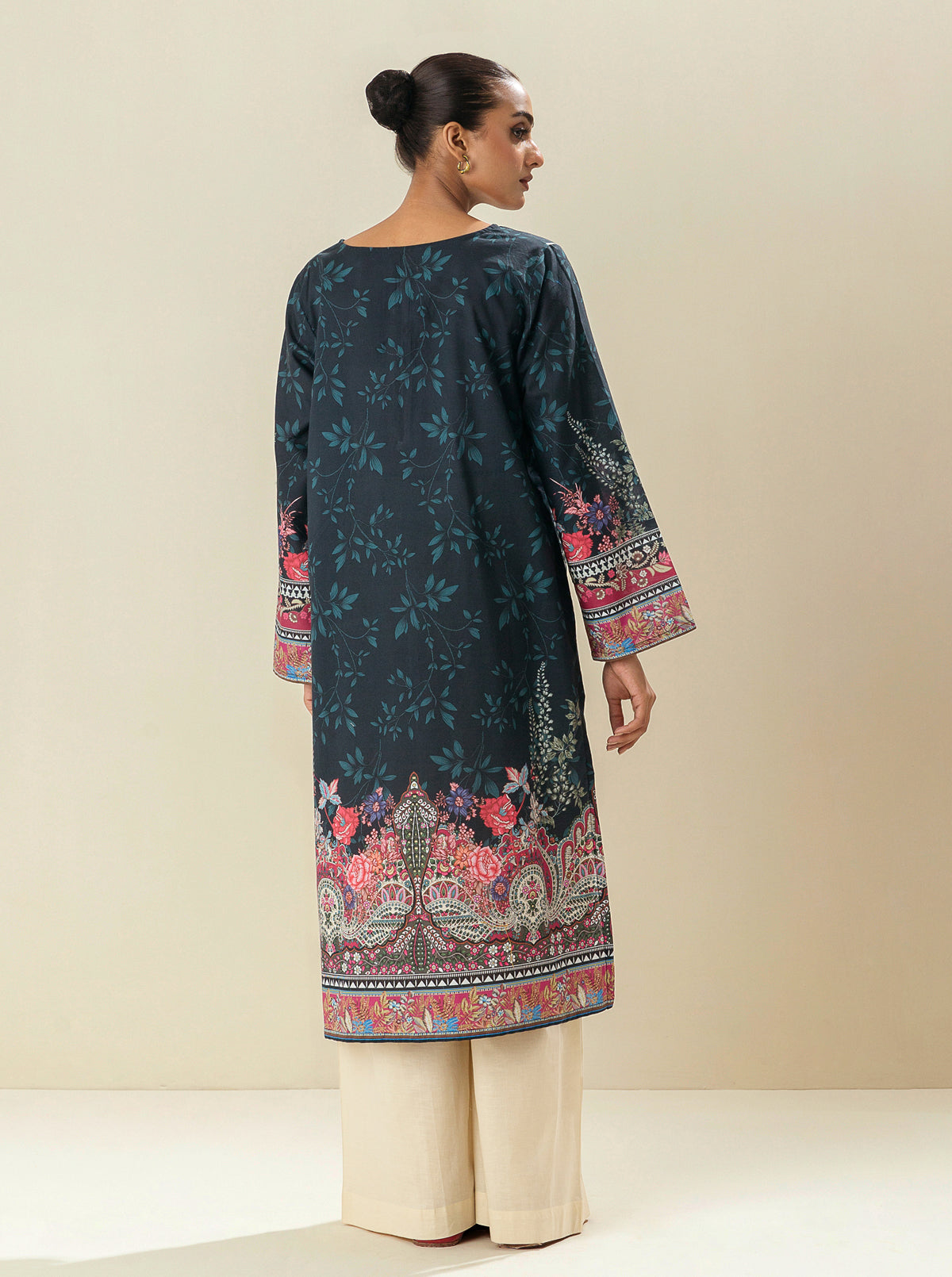 1 PIECE - PRINTED LAWN SHIRT - ORION LIGHT