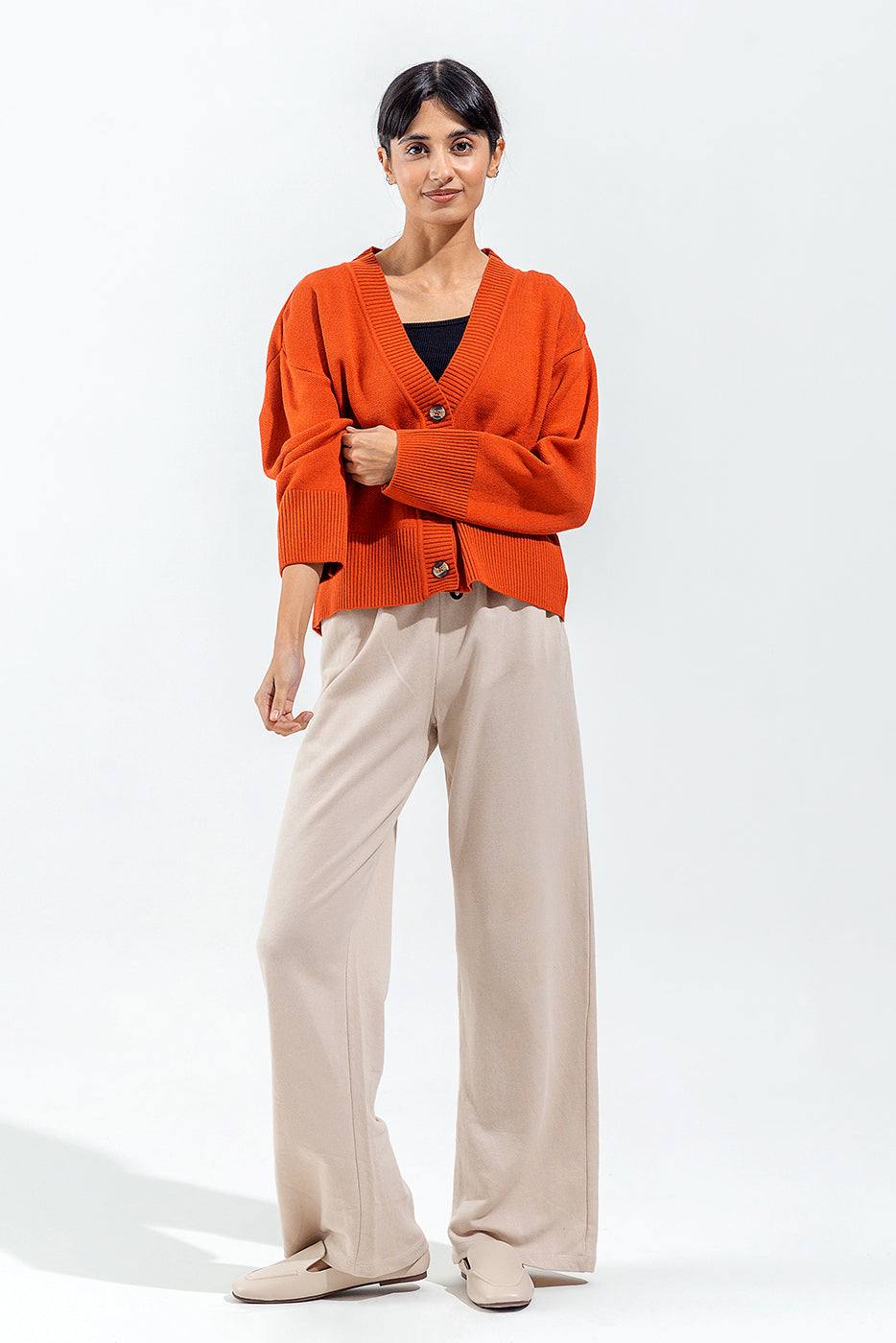 V Neck Cardigan