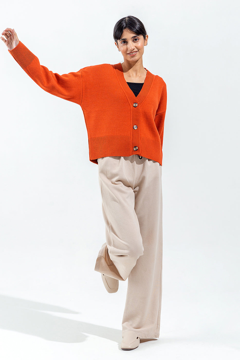 Embroidered Silk Trousers
