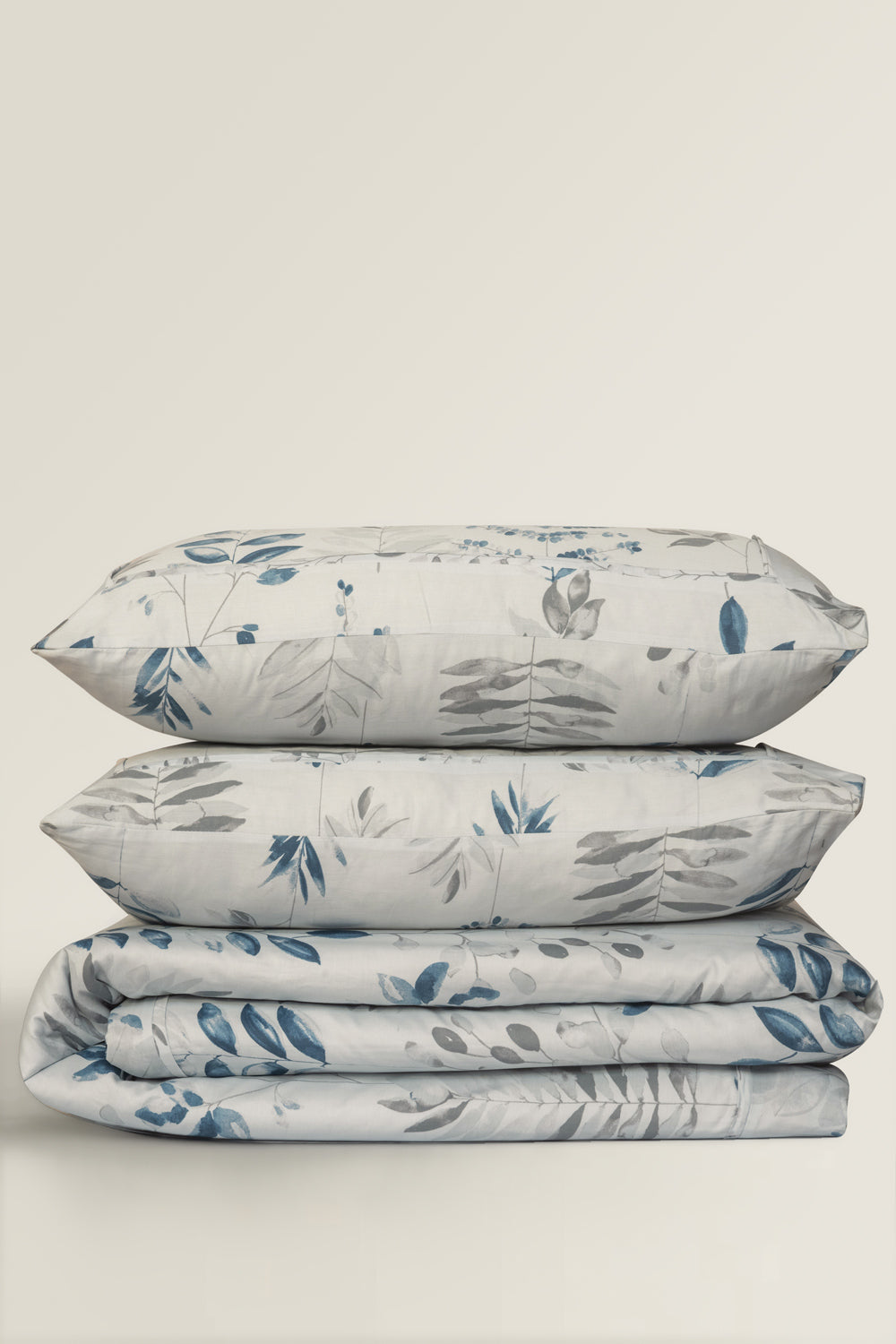 Leaf Imprint T-200 Quilt Cover Set