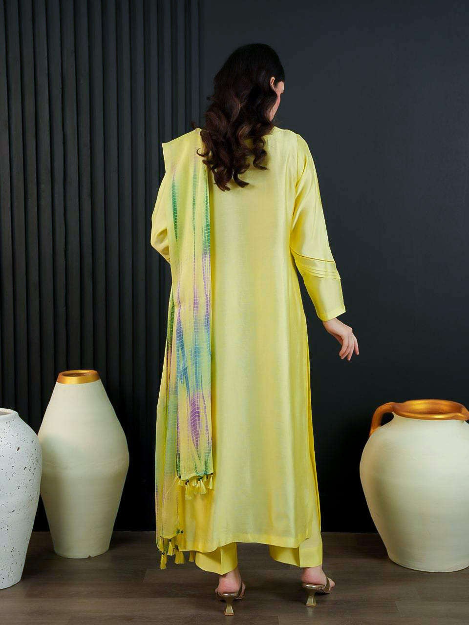Laado Lemon Sorbet Dupatta