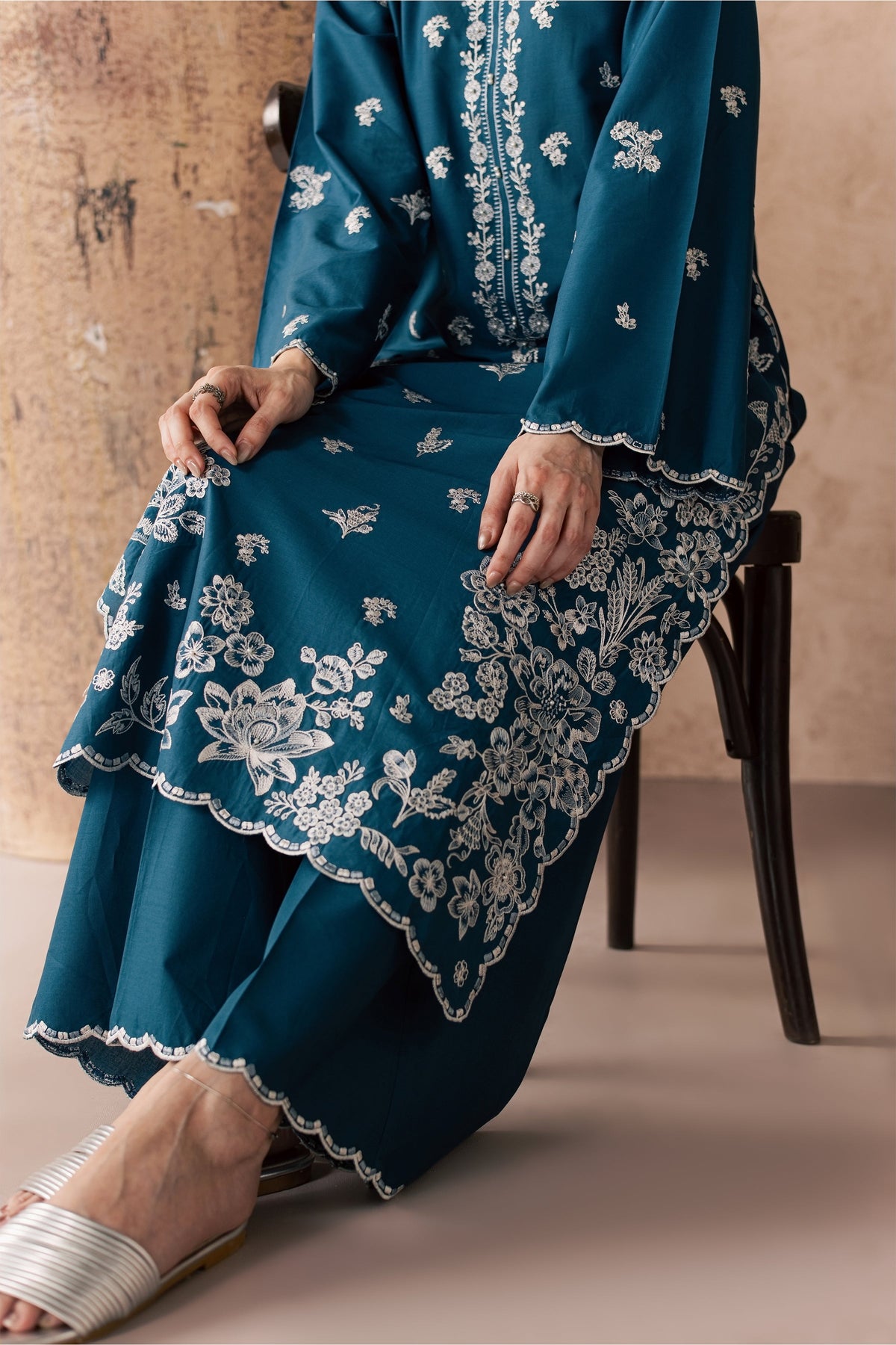 Lila 2Pc - Embroidered Lawn Dress