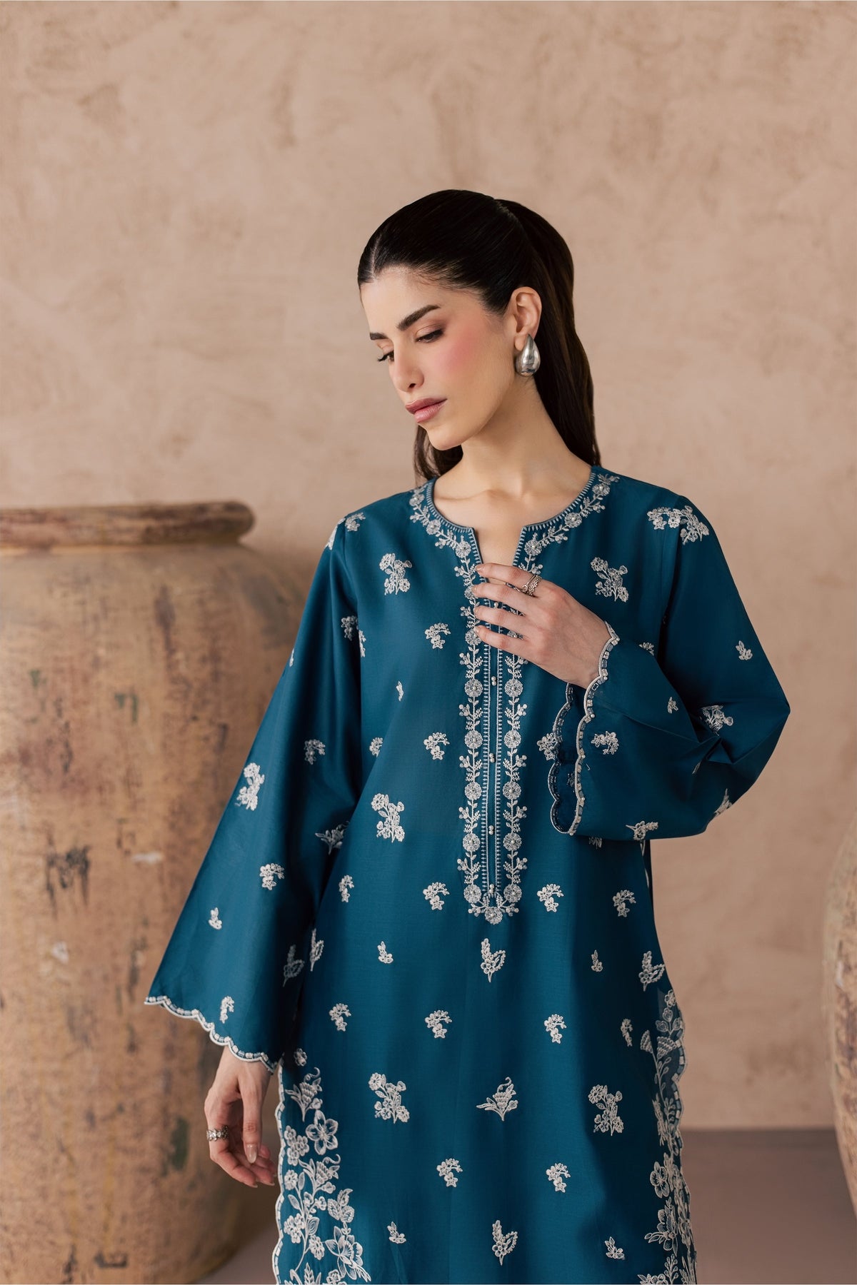 Lila 2Pc - Embroidered Lawn Dress