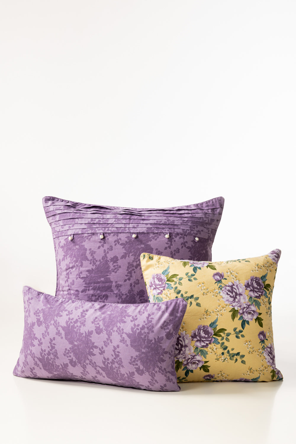Lilac Fog T-150 Square Cushion Cover