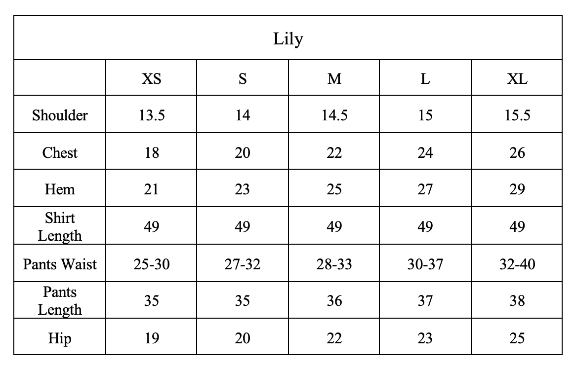 https://cdn.shopify.com/s/files/1/0676/8177/9968/products/LilySizeChart_e39a681b-fe63-4d2b-b762-06c44a0c73bf.png?v=1708638929