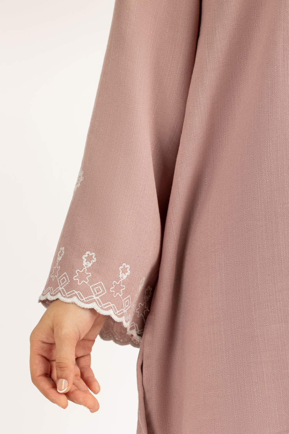Linen Embroidered Co-Ord Set