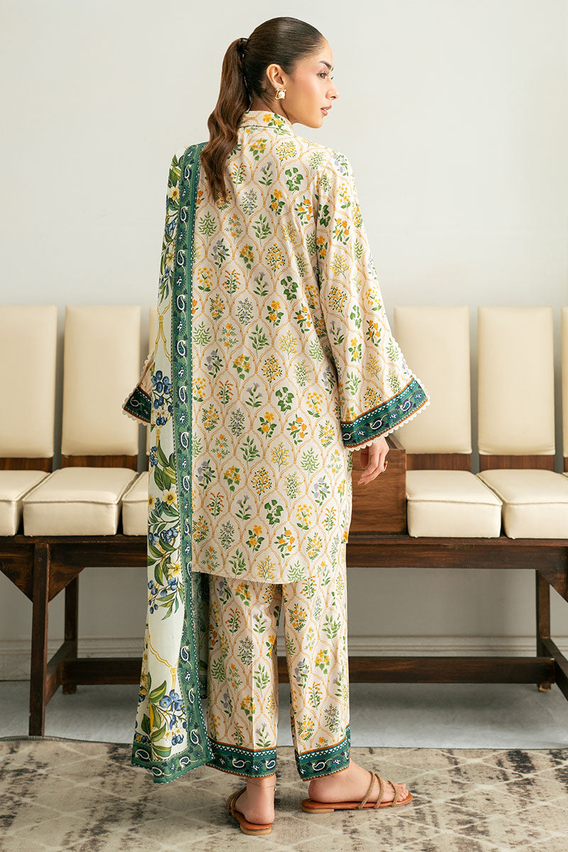 Lemon Drop-3Pc (Shirt, Trouser & Dupatta)