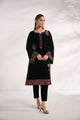 Fw24Da-1894 Black 1Pcs Embroidered Kurta