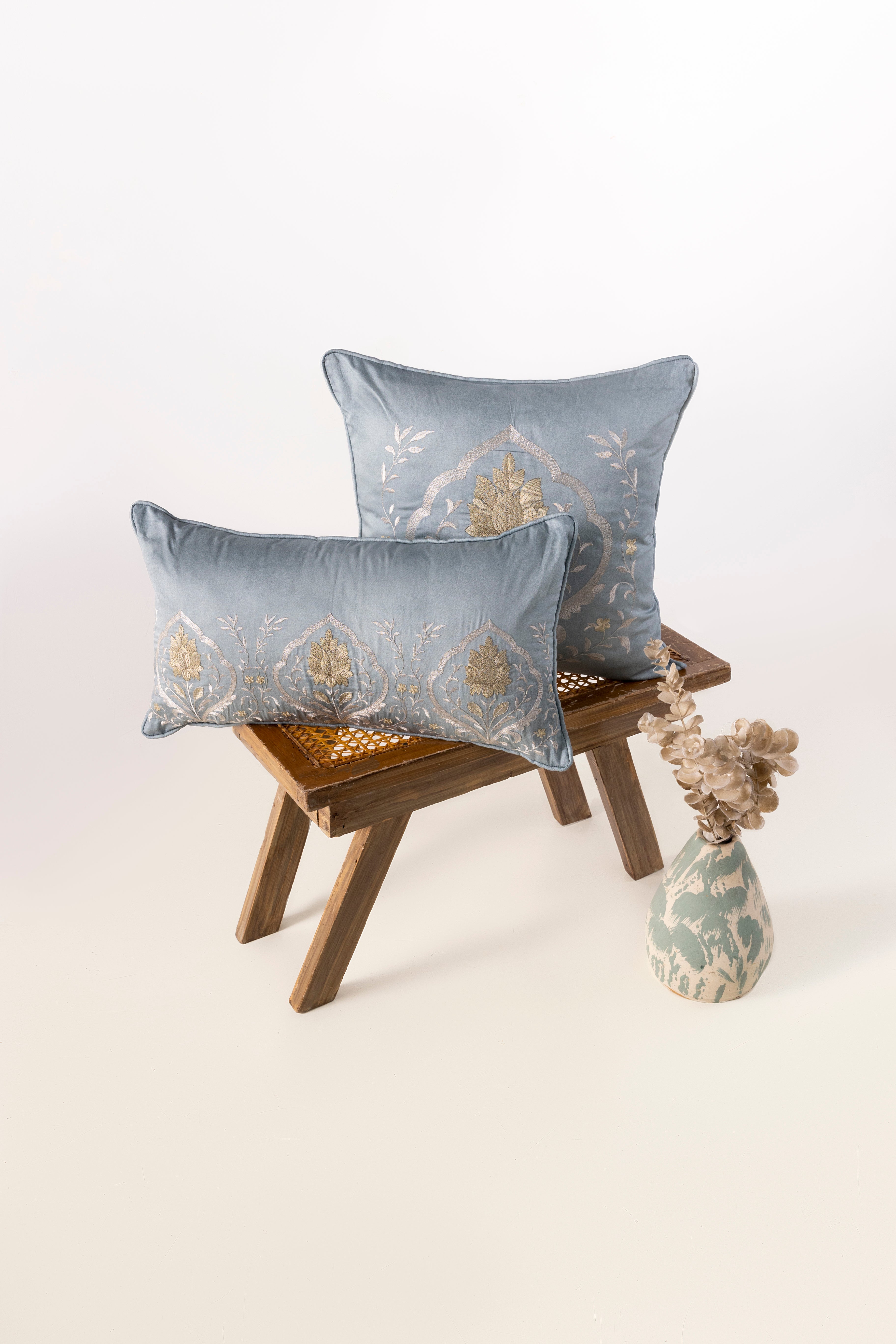 Lumiere Damask Square Cushion Cover