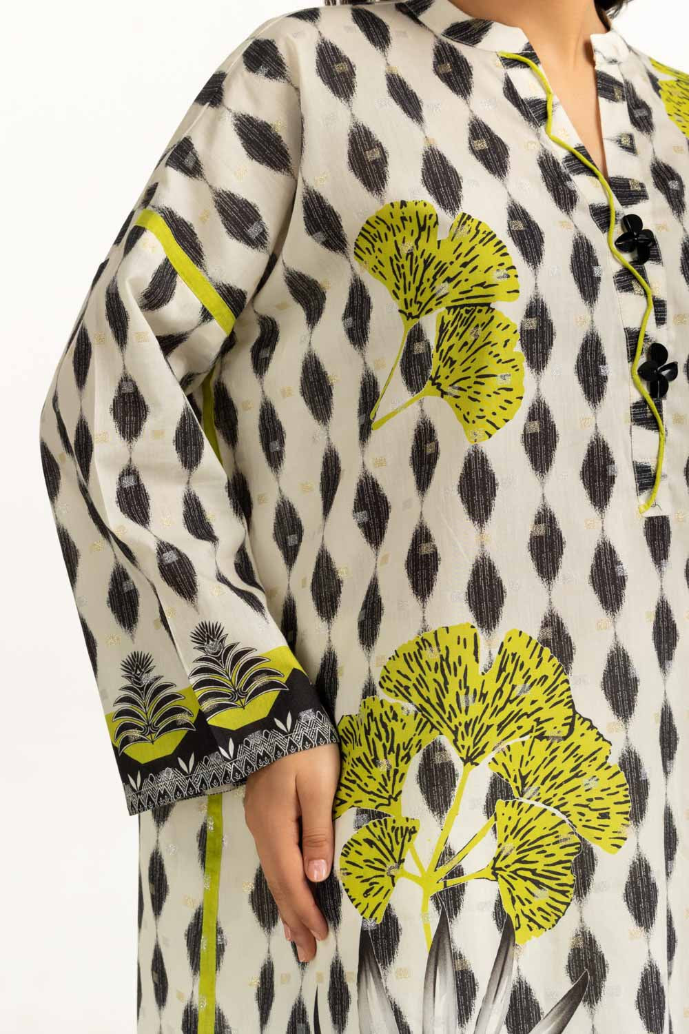 Lurex Jacquard Printed suit