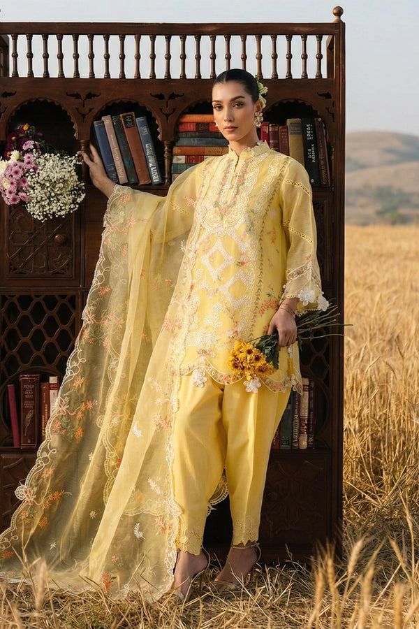 Unstitched Muzlin Woven 3 Piece Suit