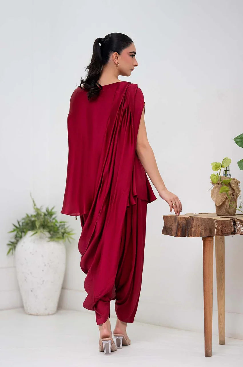 Ruby Drape Set