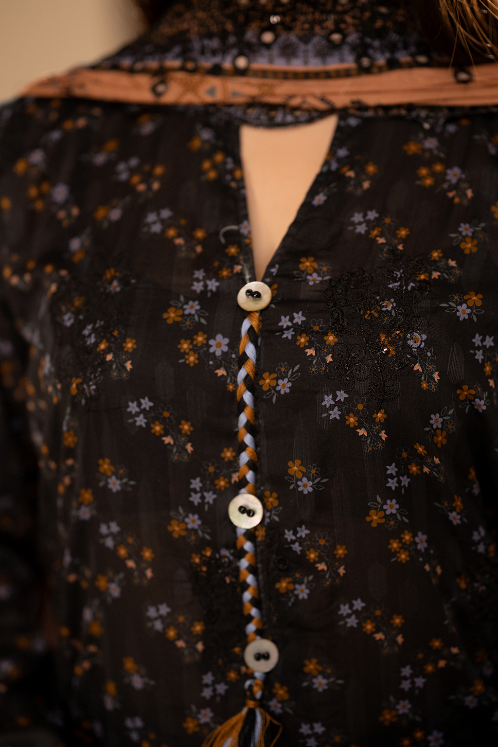 Midnight Lattice (Unstitched)