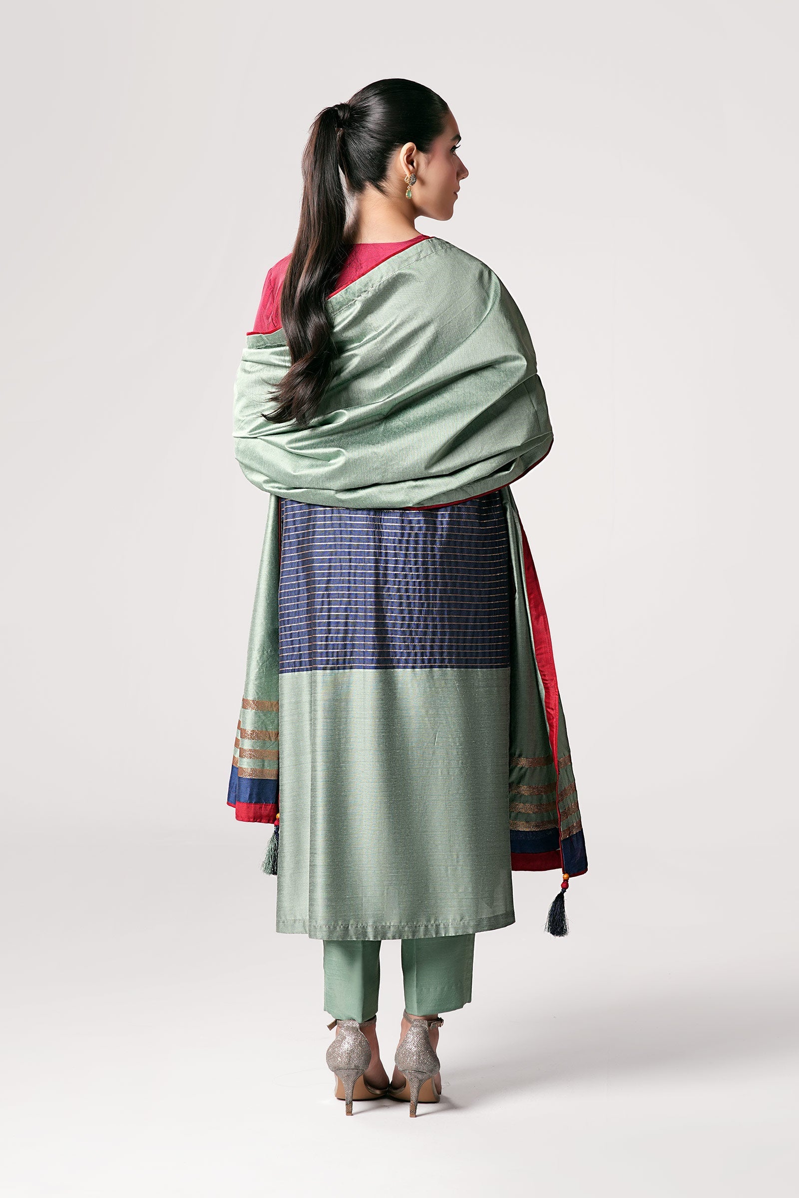 2 Pc Yarn Dyed Suit