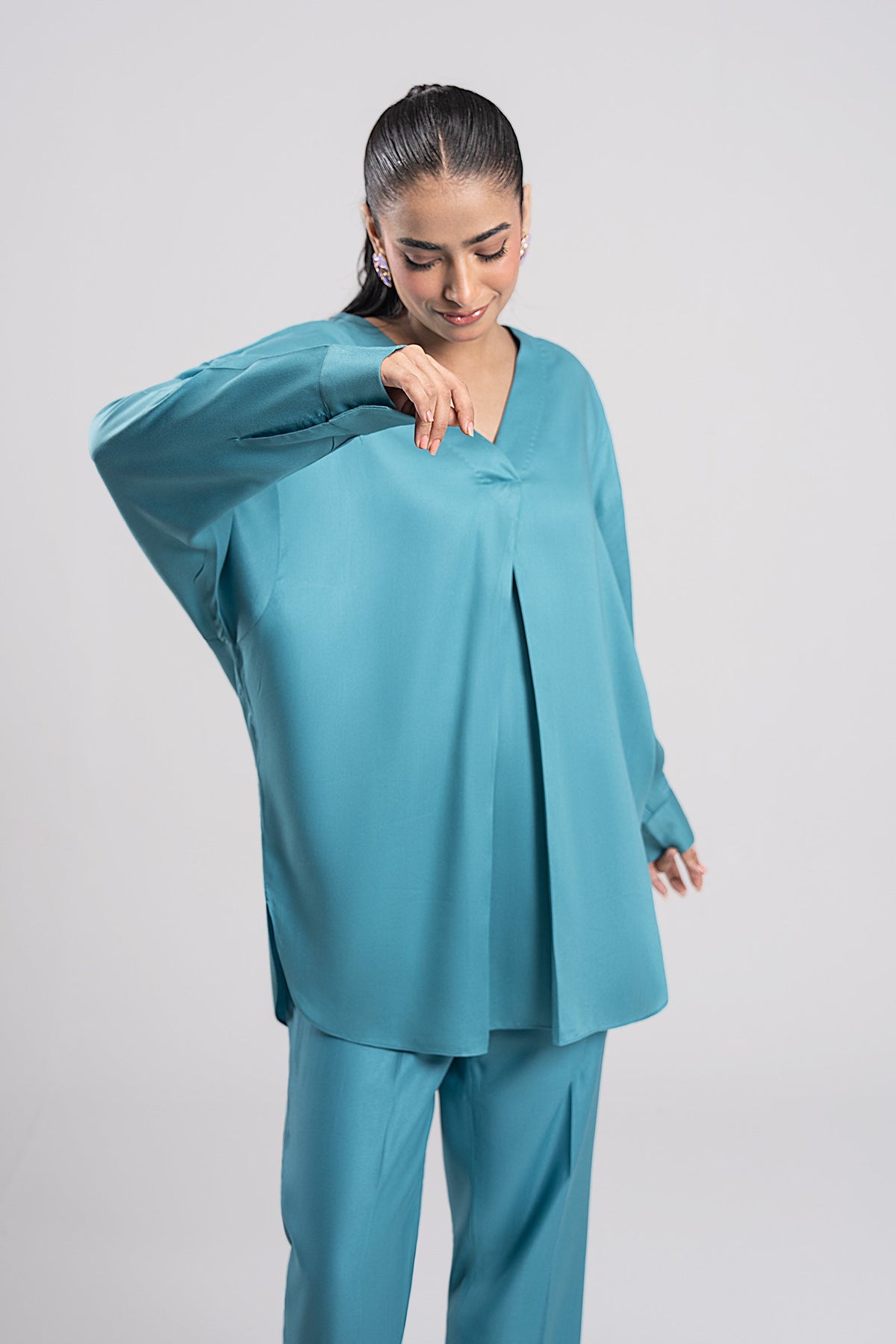 2 Pc Dyed Twill Suit
