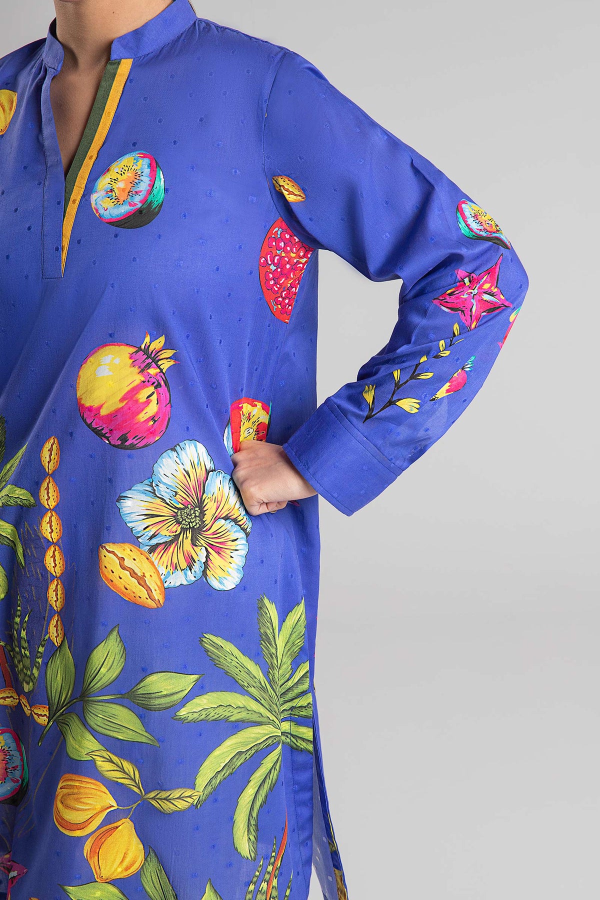 Printed Brochia Shirt