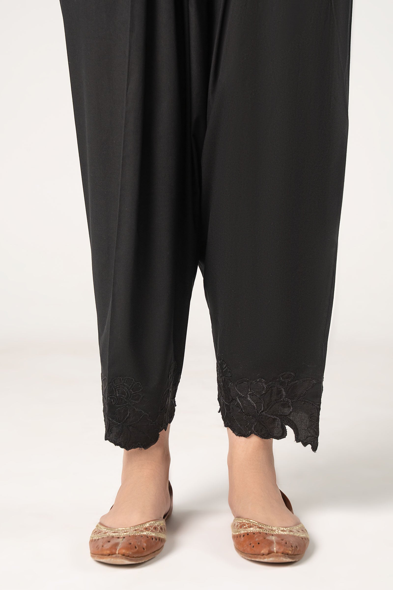 Embroidered Cambric Shalwar